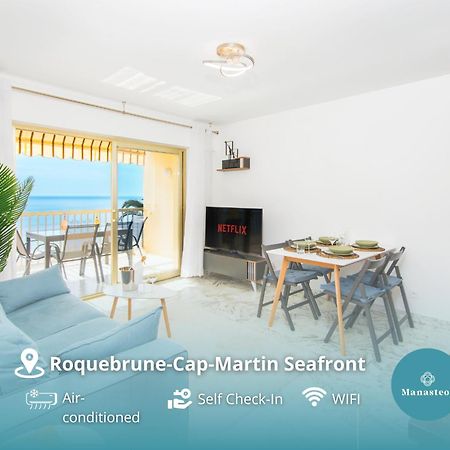 Roquebrune Plage - Terrace Splendid Sea View - BW Bagian luar foto