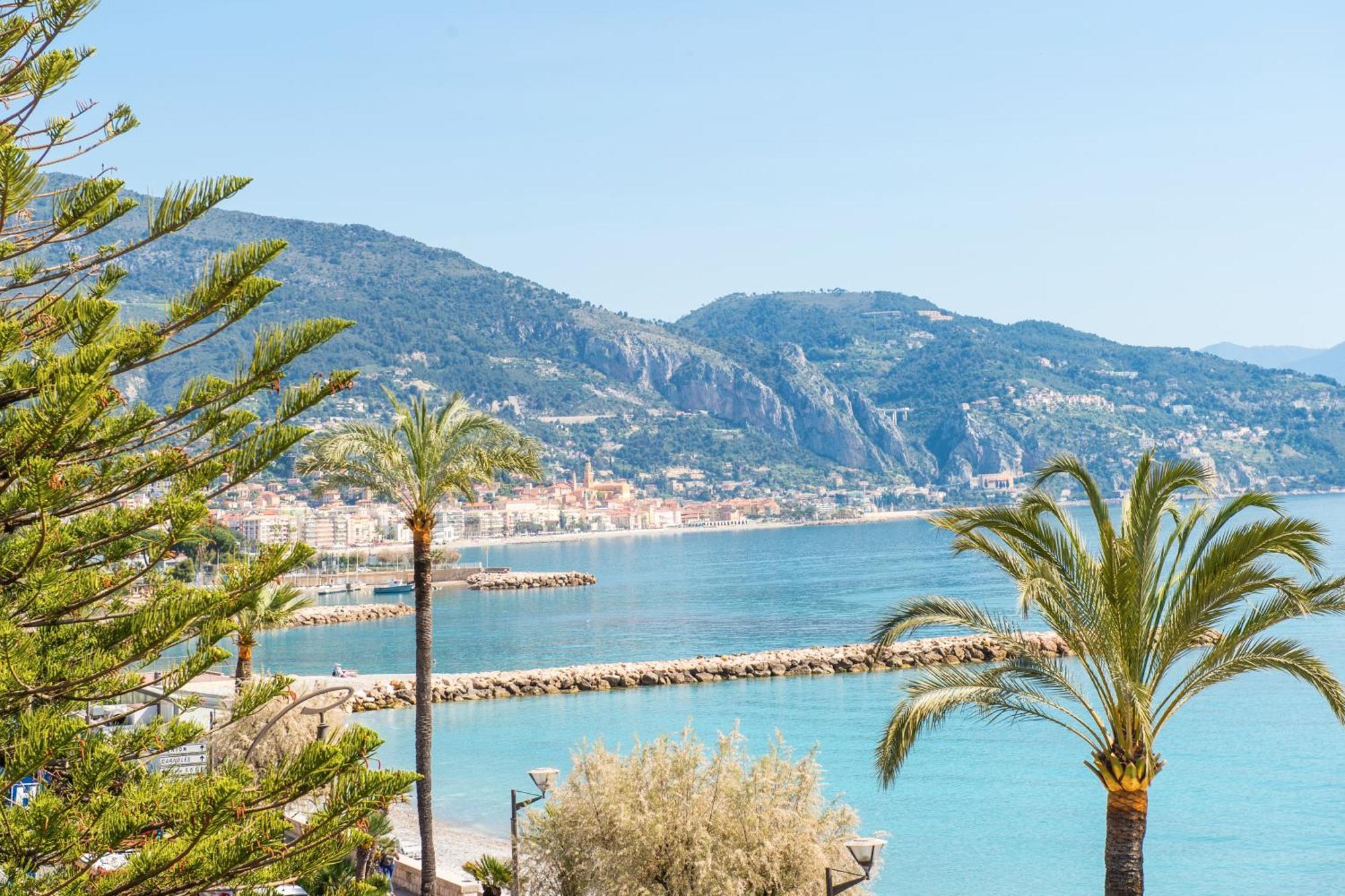 Roquebrune Plage - Terrace Splendid Sea View - BW Bagian luar foto